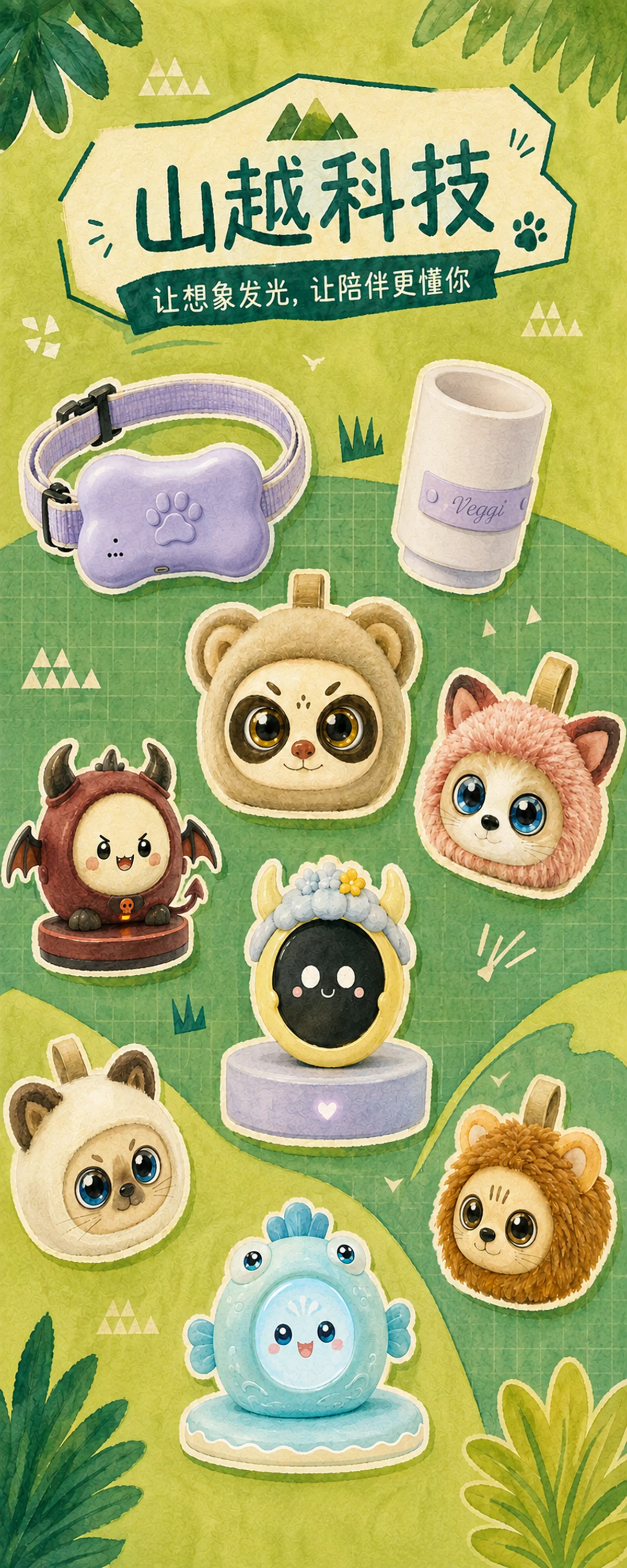 山越产品汇总海报